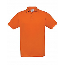 Pumpkin Orange Men's Safran Piqué Polo