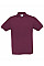 Burgundy Men's Safran Piqué Polo