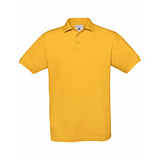 Gold Men's Safran Piqué Polo