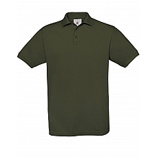 Khaki Men's Safran Piqué Polo