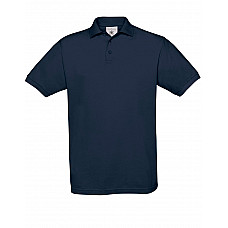 Navy Men's Safran Piqué Polo