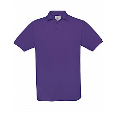 Purple Men's Safran Piqué Polo