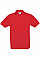 Red Men's Safran Piqué Polo