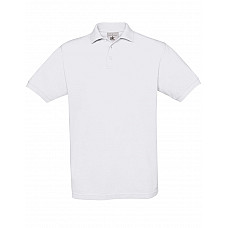 White Men's Safran Piqué Polo