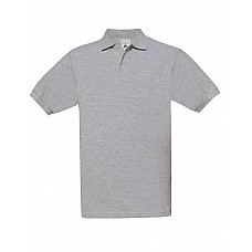 Heather Grey Men's Safran Piqué Polo