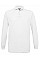 White Safran Long-sleeved Polo Shirt