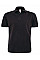 Black Men's Heavymill Piqué Polo