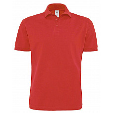 Red Men's Heavymill Piqué Polo