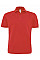 Red Men's Heavymill Piqué Polo