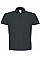 Anthracite ID.001 Short Sleeve Pique Polo