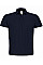 Navy ID.001 Short Sleeve Pique Polo