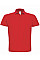 Red ID.001 Short Sleeve Pique Polo