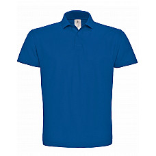 Royal Blue ID.001 Short Sleeve Pique Polo