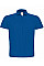 Royal Blue ID.001 Short Sleeve Pique Polo