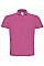 Fuchsia ID.001 Short Sleeve Pique Polo