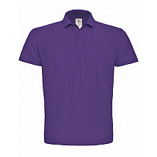 Purple ID.001 Short Sleeve Pique Polo