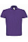 Purple ID.001 Short Sleeve Pique Polo