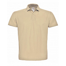 Sand ID.001 Short Sleeve Pique Polo