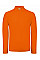 Orange ID.001 Men's Long Sleeve Polo