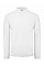 White ID.001 Men's Long Sleeve Polo