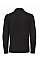 Black ID.001 Men's Long Sleeve Polo