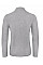 Heather Grey ID.001 Men's Long Sleeve Polo