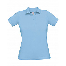 Sky Blue Women's Safran Pure Polo Shirt