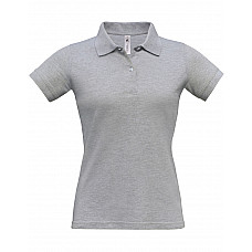 Heather Grey Women's Safran Pure Polo Shirt