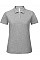 Heather Grey ID.001 Women's Piqué Polo