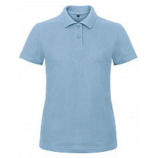 Light Blue ID.001 Women's Piqué Polo