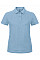 Light Blue ID.001 Women's Piqué Polo