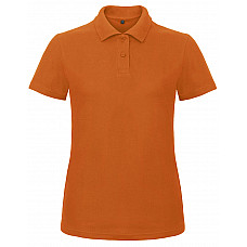 Orange ID.001 Women's Piqué Polo