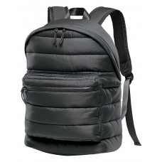 Black Stavanger Quilted Backpack