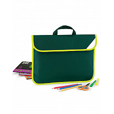 Bottle Green Enhanced-Viz Book Bag