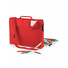 Bright Red Junior Book Bag With Strap