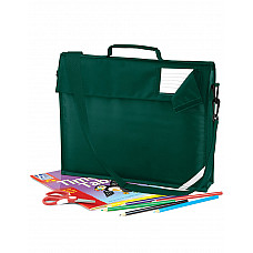 Bottle Green Junior Book Bag With Strap