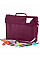 Burgundy Junior Book Bag With Strap