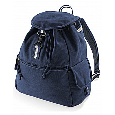 Vintage Oxford Navy  Vintage Canvas Backpack