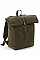 Olive Green Heritage Waxed Canvas Backpack