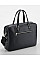 Black Tailored Luxe PU Briefcase