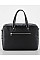 Black Tailored Luxe PU Briefcase