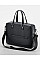 Black Tailored Luxe PU Briefcase