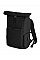 Black Q-Tech Charge Roll-Up Backpack