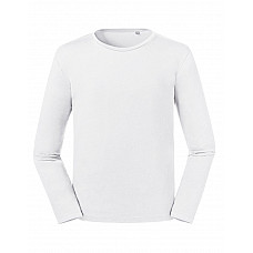 White Men's Long Sleeve T