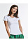 White Ladies' V-Neck T