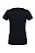 Black Ladies' V-Neck T