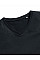 Black Men's V-Neck T