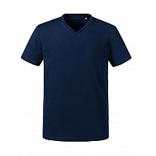 French Navy Men's V-Neck T