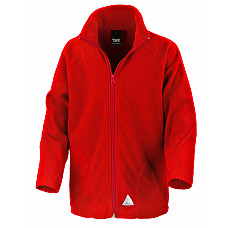 Red Junior Microfleece Jacket