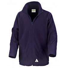 Navy Junior Microfleece Jacket